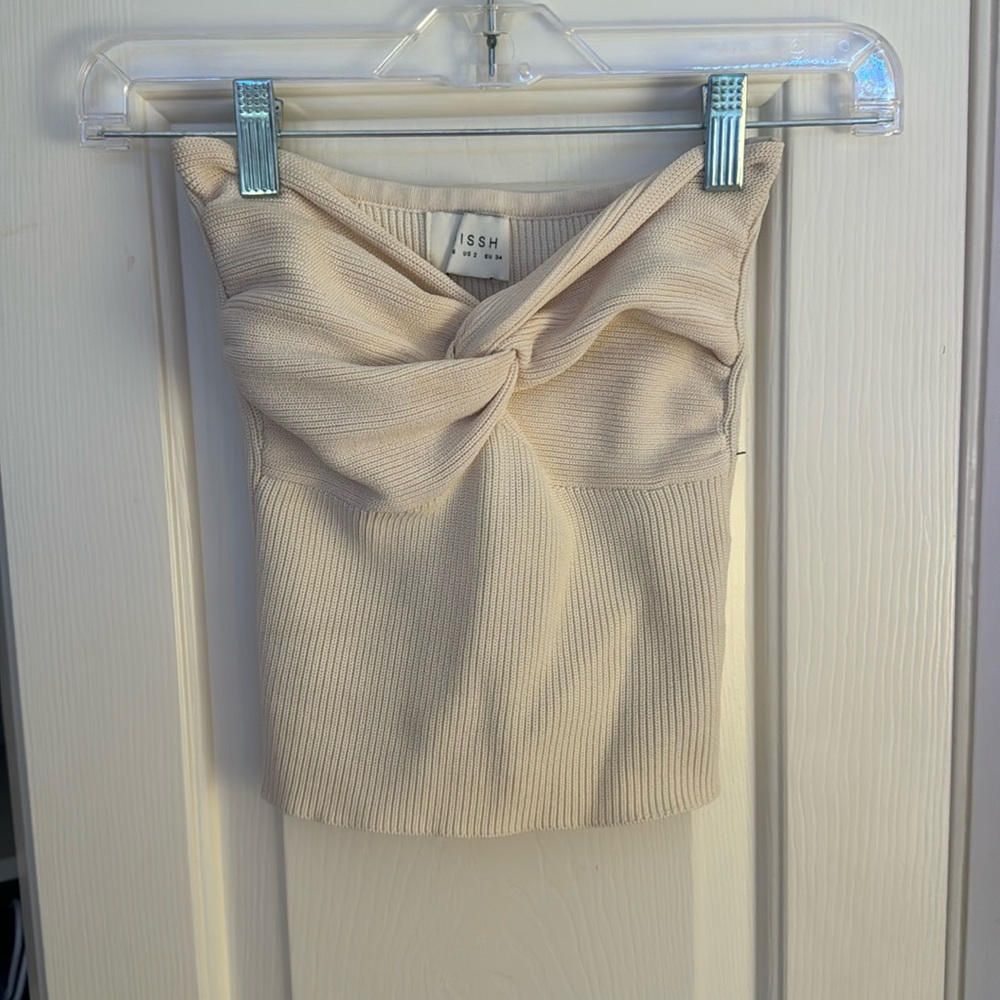 Cream Tube Top